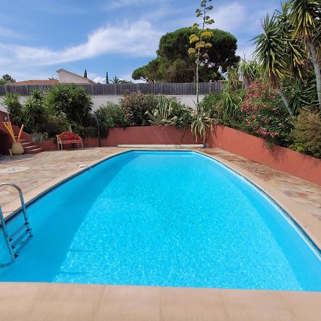 Villa Palm' Issambres 6-7 Personnes, Clim, Avec Piscine, Jardin Et Parking Prives La Garonnette-Plage Dış mekan fotoğraf