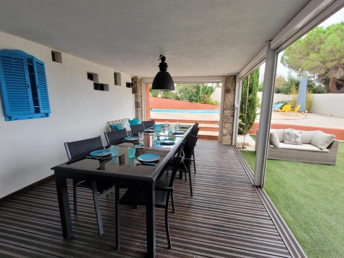 Villa Palm' Issambres 6-7 Personnes, Clim, Avec Piscine, Jardin Et Parking Prives La Garonnette-Plage Dış mekan fotoğraf