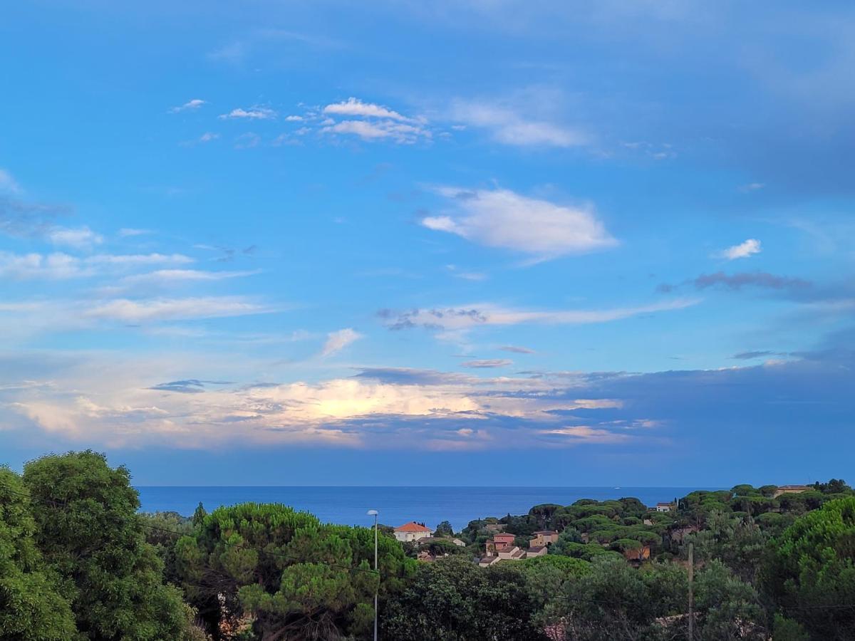 Villa Palm' Issambres 6-7 Personnes, Clim, Avec Piscine, Jardin Et Parking Prives La Garonnette-Plage Dış mekan fotoğraf