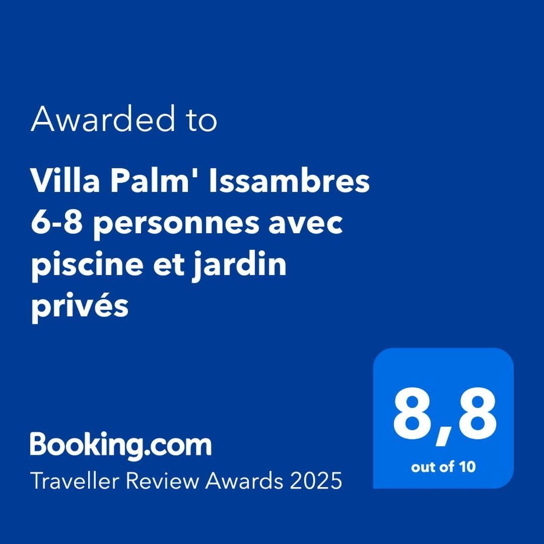 Villa Palm' Issambres 6-7 Personnes, Clim, Avec Piscine, Jardin Et Parking Prives La Garonnette-Plage Dış mekan fotoğraf