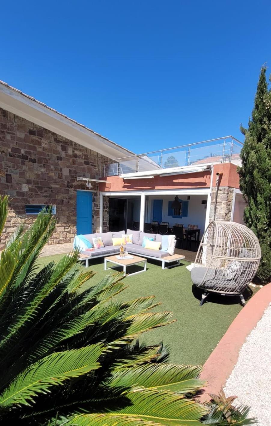 Villa Palm' Issambres 6-7 Personnes, Clim, Avec Piscine, Jardin Et Parking Prives La Garonnette-Plage Dış mekan fotoğraf